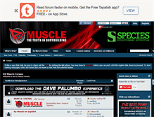 Tablet Screenshot of forums.rxmuscle.com